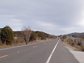 Heading towards Edgewood Road