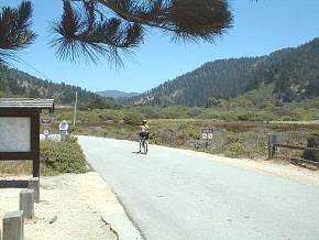Entrance to Waddell Creek/Berry Falls trail